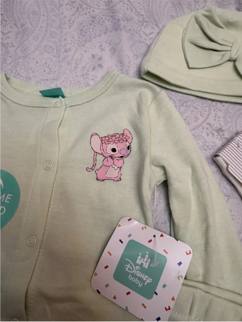 Disney Baby Stitch & Angel Infant 5 Piece Set